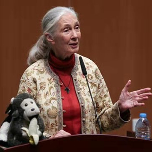 Dr. Jane Goodall (Founder of Jane Goodall Institute & UN Messenger of Peace)